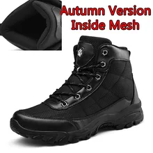  SURGUT Men Boots Men Winter Shoes Plus Size 39~49 Warm Ankle Botas Hombre For Leather Snow Boots Men Plush Winter Outdoor Shoes 