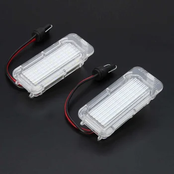 

2Pcs Error Free LED Car Number License Plate Light Lamp for Ford Focus 5D Fiesta Mondeo MK4 C-Max MK2 S-Max Kuga Galaxy
