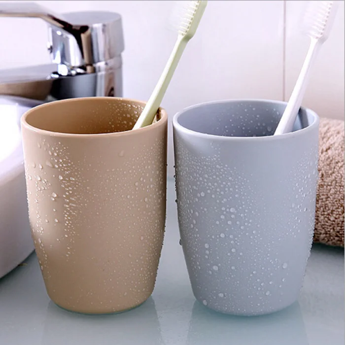Eco-friendly Thick Circular Cups Toothbrush Holder Cup PP Rinsing Tooth Mug Cup JS22