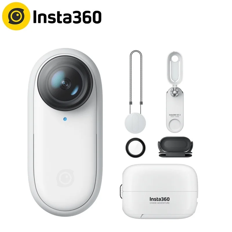 Миниатюрная Экшн-камера Insta360 Go 2 для видеозаписи IPhone и Android | Экшн-камеры