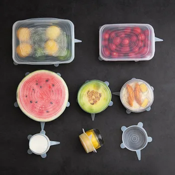 

Collapsible Cover Silicone Fruit Vegetables Colander Strainer Washing Basket Folding Microwave Plate Lid Kitchen Tools
