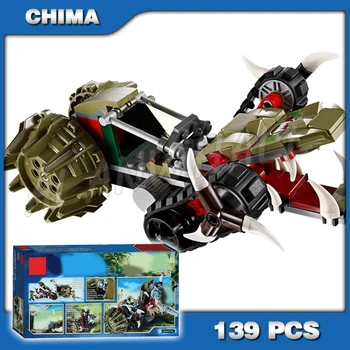 

139pcs Crawley Claw Ripper Lion tribe Leonidas 10052 CHI Model Building Blocks Children Boys Gifts sets Compatible with