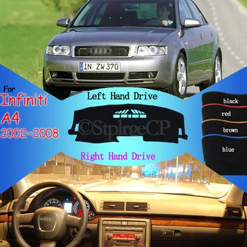 

Protective Pad Carpet Dashboard Cover Pad Sun Shade Dash Board Cover Dashmat for Audi A4 B6 B7 2002~2008 2003 2004 2005 2006