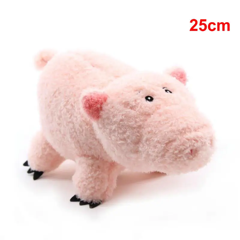 Pig 25cm Forky Bunny Ducky Pig плюшевые игрушки История 4 фильма мультфильм чучела кукла животное желтый кролик голубая утка дети лучший подарок - Цвет: Pig 25cm
