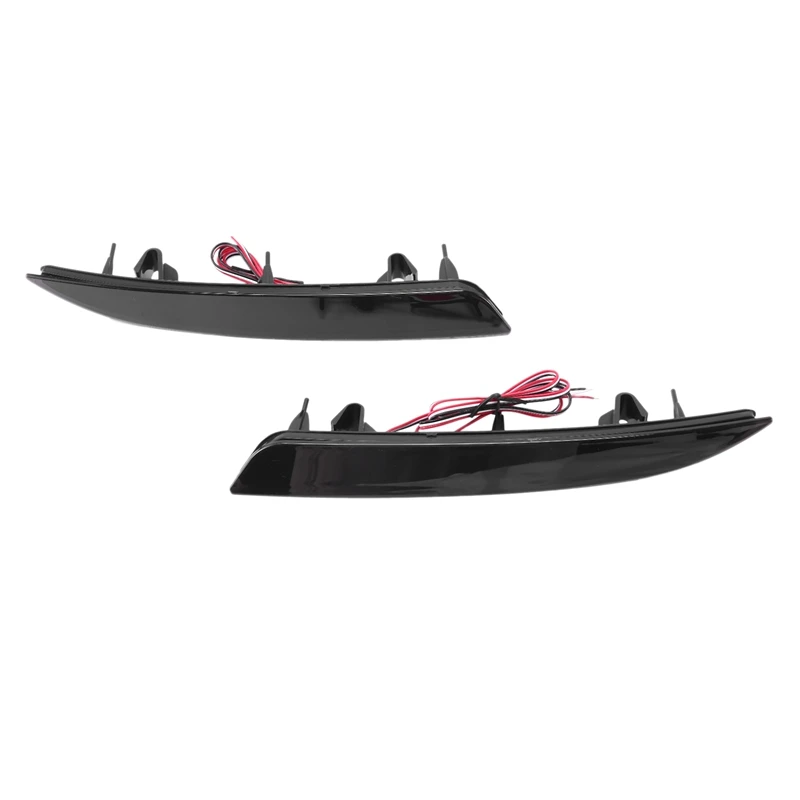 Pair LED Rear Bumper Reflector Tail Led Light Brake Stop Lights