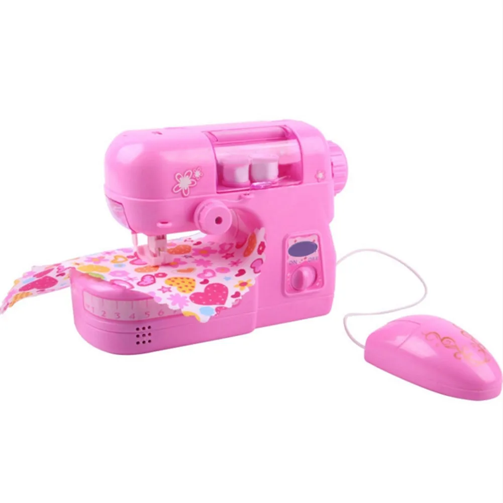 Детская швейная машина маленькая электрическая детская швейная машина Набор домашних игрушек MF999
