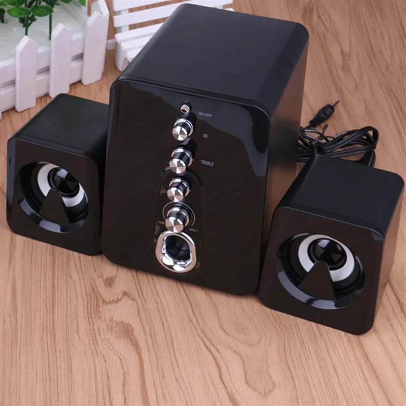 Мультимедийные компьютерные колонки USB power HiFi настольные компьютерные колонки высокое качество стерео ноутбук портативный USB Сабвуфер