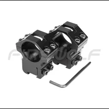 Универсальный Тактический прицел крепления 25,4 мм Двойные Кольца Полный ЧПУ процесс Пикатинни оптические прицелы крепления