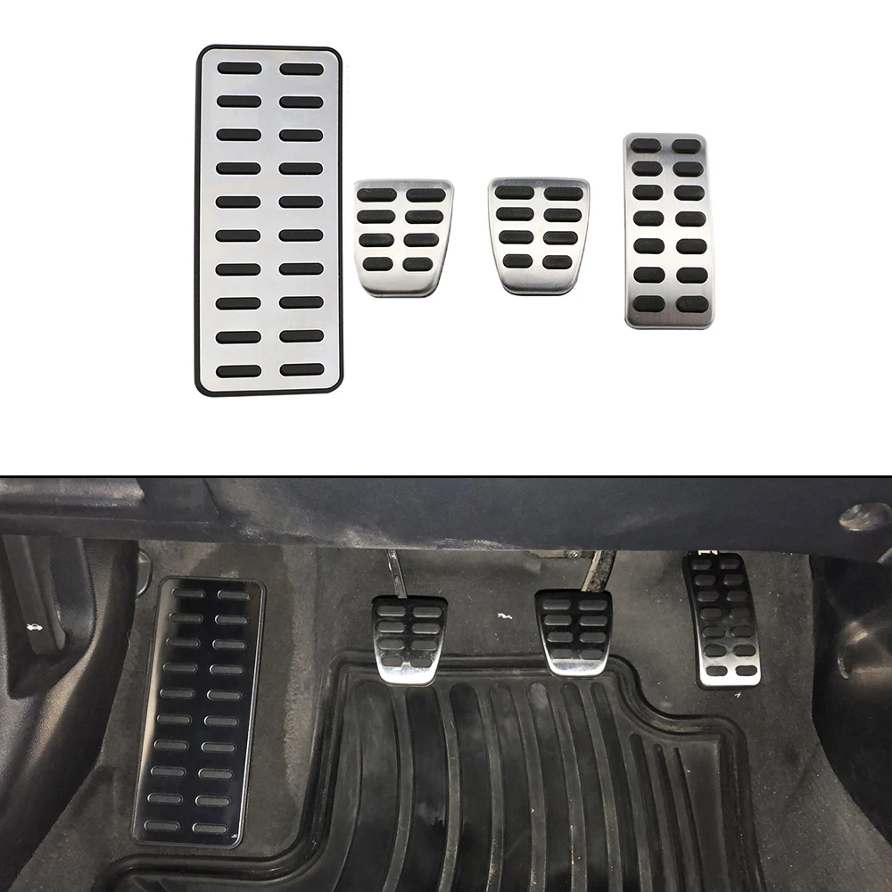 Xburstcar for Hyundai Ix25 Creta Accent Verna Solaris for Kia K2 Rio Soul KX3 car fuel brake rest foot pedals auto pedal cover car accessories car pedals pedal cover