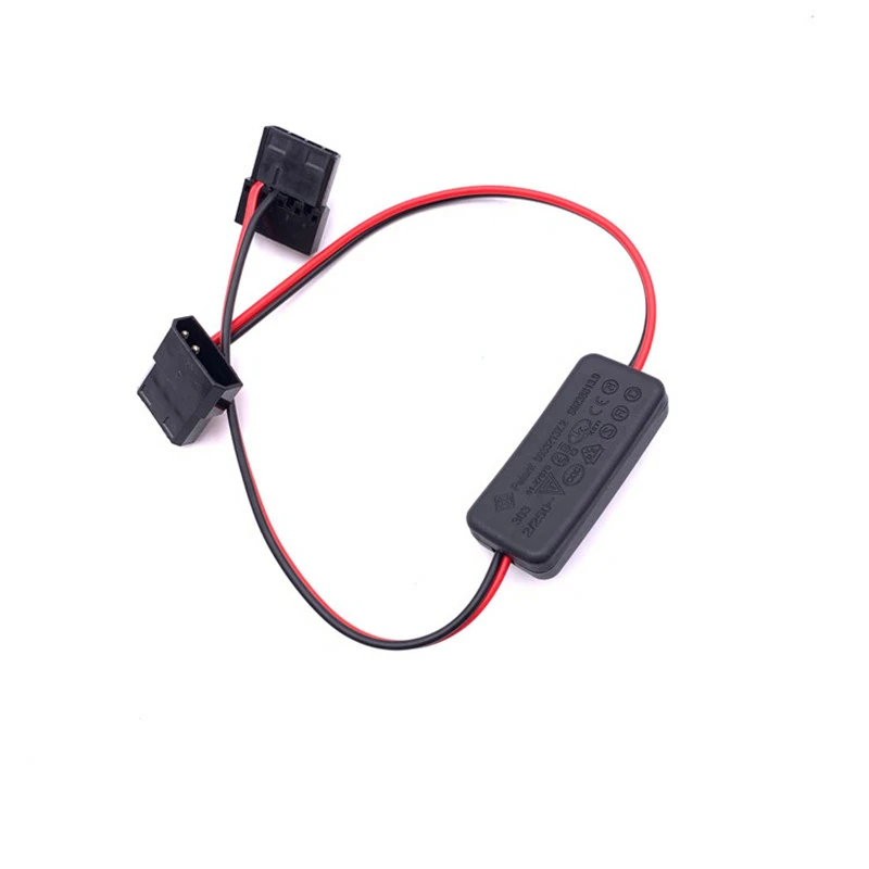 Angitu Lp4 Molex/ide 4pin Switch Cable For Computer Fan Led Strip With