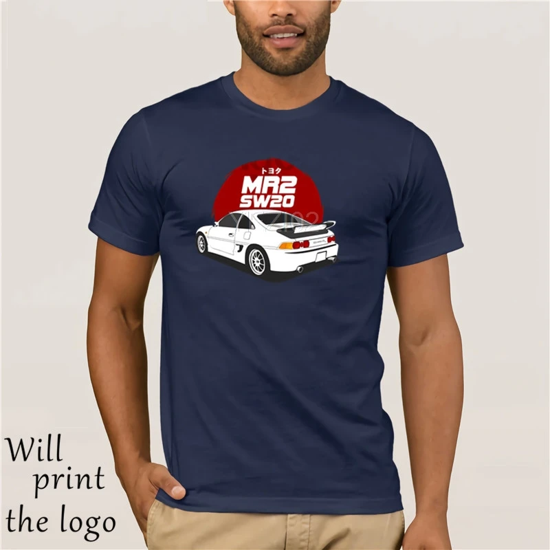 navy Toyota MR2 SW20 футболка - Цвет: navy