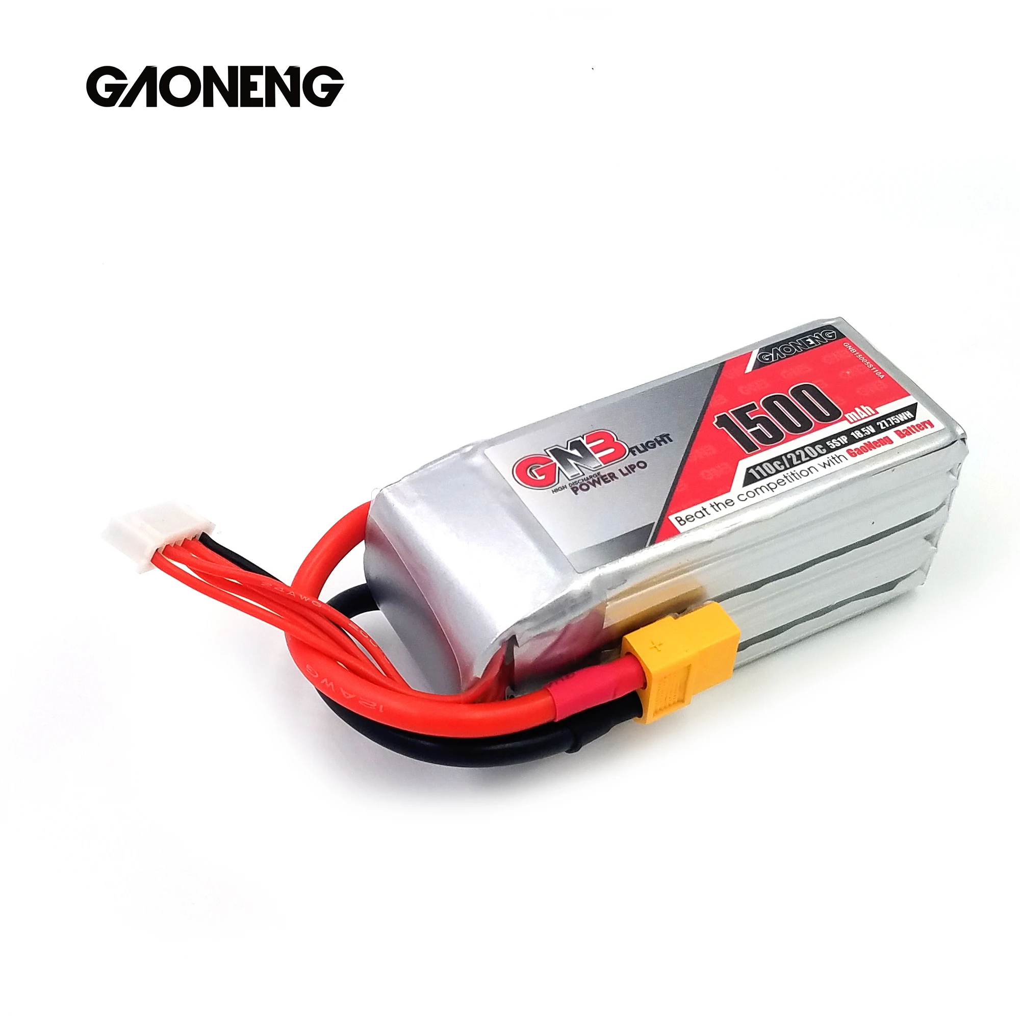 2 шт. GAONENG GNB 18,5 в 1500 мАч 5s 110C 220C аккумуляторная батарея Lipo для RC FPV Racing Cine Whoop BetaFPV Дрон