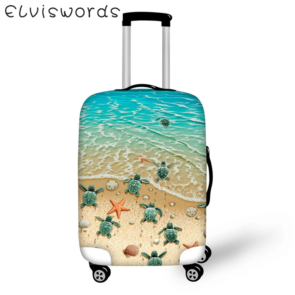 ELVISWORDS Чехол для багажа Marien animal size18-32inch чехол для чемодана эластичный пылезащитный багажный ярлык товары для путешествий cubre maleta