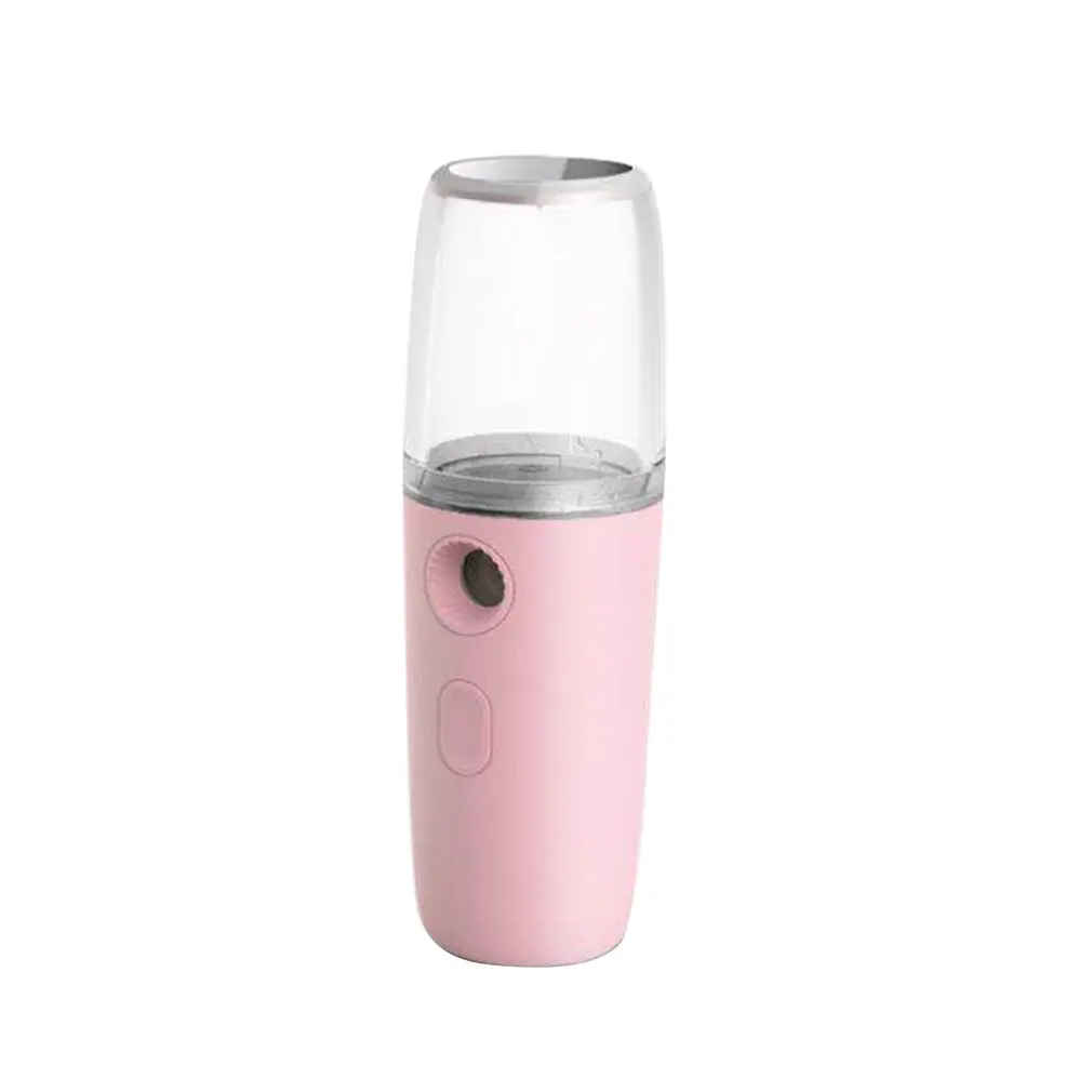 

Mini Portable Nano Fog Sprayer Body Humidifier Facial Steamer Moisturizing Skin Care Mist Cooling Device support USB charging