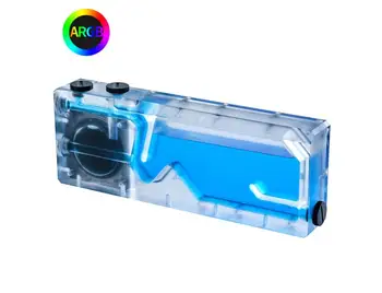 

PHANTEKS R220C 220ML computer flat water-cooled water tank (copper/DDC water pump installation position and pump cover/RGB)