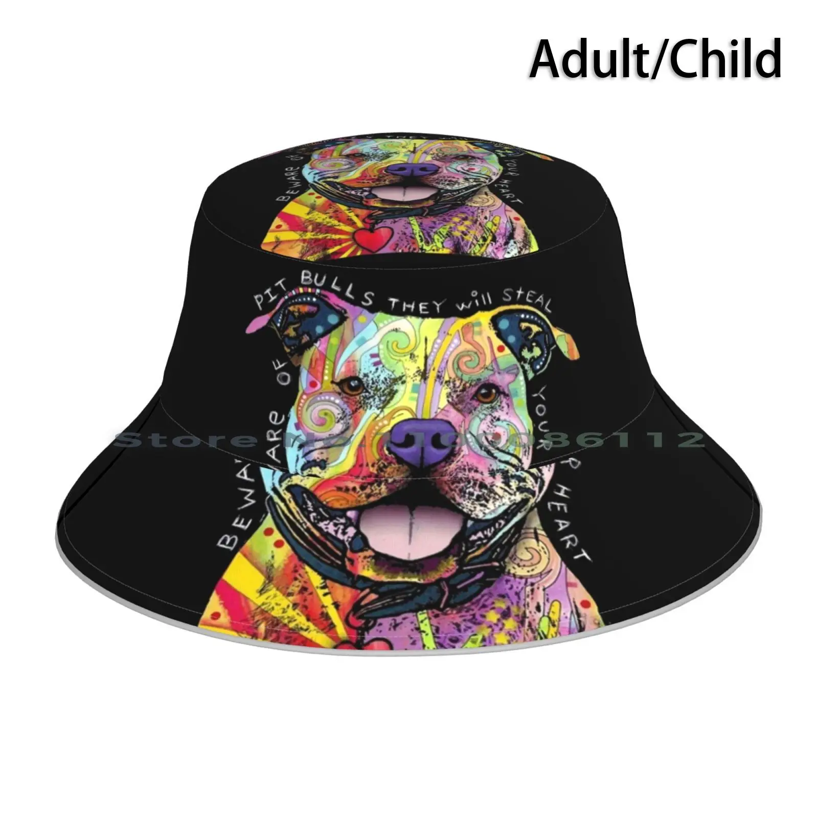 Pit Bull Amanti Dei Cani Regalo Secchio Cappello Cappello Da Sole Pitbull American Pit Bull Terrier Cani American Terrier Cucciolo Canino Simpatico Pe