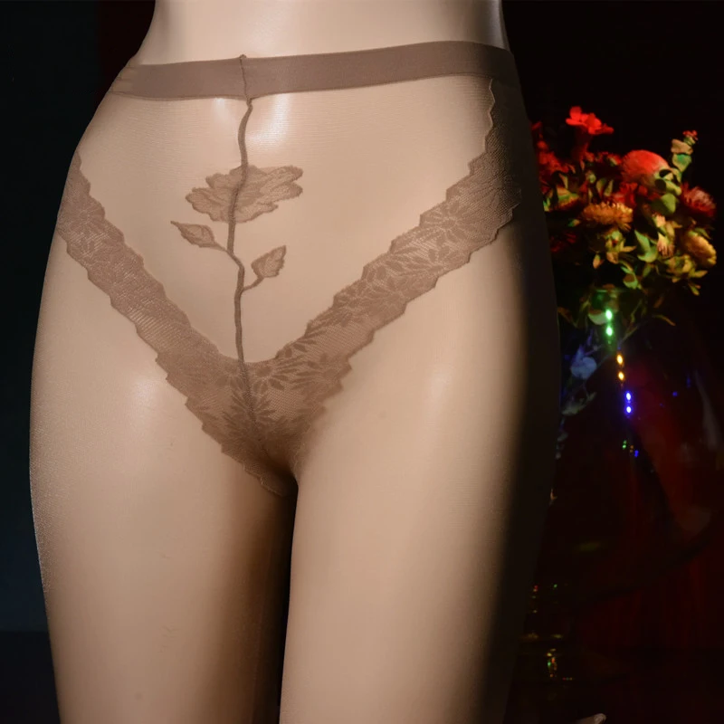 

Summer Sexy Rose Women Seamless Ultra-thin Stockings Invisible Transparent Women Beautiful Buttocks Tights Breathable Pantyhose