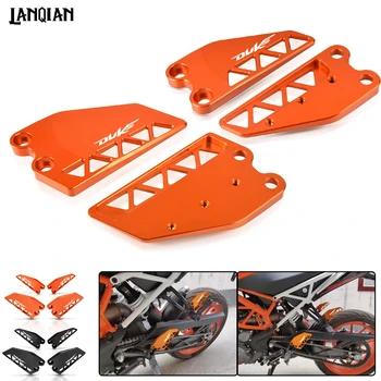 

For KTM DUKE 125 250 390 Motorcycle Front Rear Foot Step Side Guard Wing Cover Protector 125 250 390 DUKE 2017 2018 2019 Parts