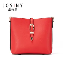

JOSINY 2021 Solid Color PU Leather Shoulder Bags For Women Handbags Female Travel Totes Shoulder Bag Ladies Messenger Bag