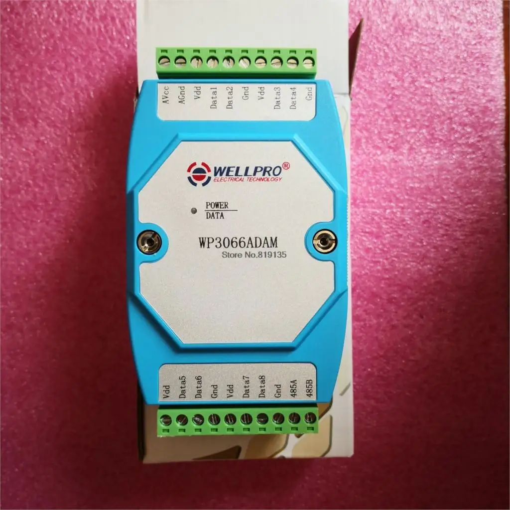 

In stock!!! DS18B20 temperature acquisition module 8 RS485 MODBUS Communication can be computer control Free Shipping