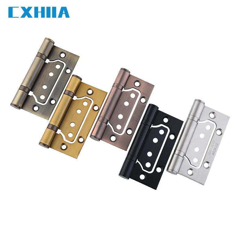 CXHIIA шарнир из нержавеющей стали, утолщенный шарнир, бесшумная 5-дюймовая нагрузочная деревянная дверь