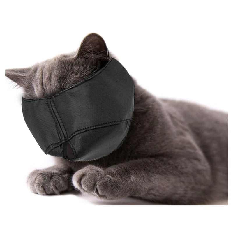 Nylon Cat Muzzles,Cat Face Mask ,Groomer Helpers,Cat Grooming Tools,Preventing Scratches And Anti-Biting,Black S Nylon Cat Muzzles,Cat Face Mask ,Groomer Helpers,Cat Grooming Tools,Preventing Scratches And Anti-Biting,Black S