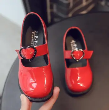 

New baby girls Lovely leather shoes lovely Kids wedding party shoes Teenagers patent leather shoes princess Dance Shoes