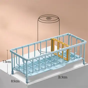 

1Pc Kitchen Storage Rack Sink Draining Basket Sponge Dishcloth Storage Shelf Shampoo Soap Bottles Holder For Bathroom Kitchen