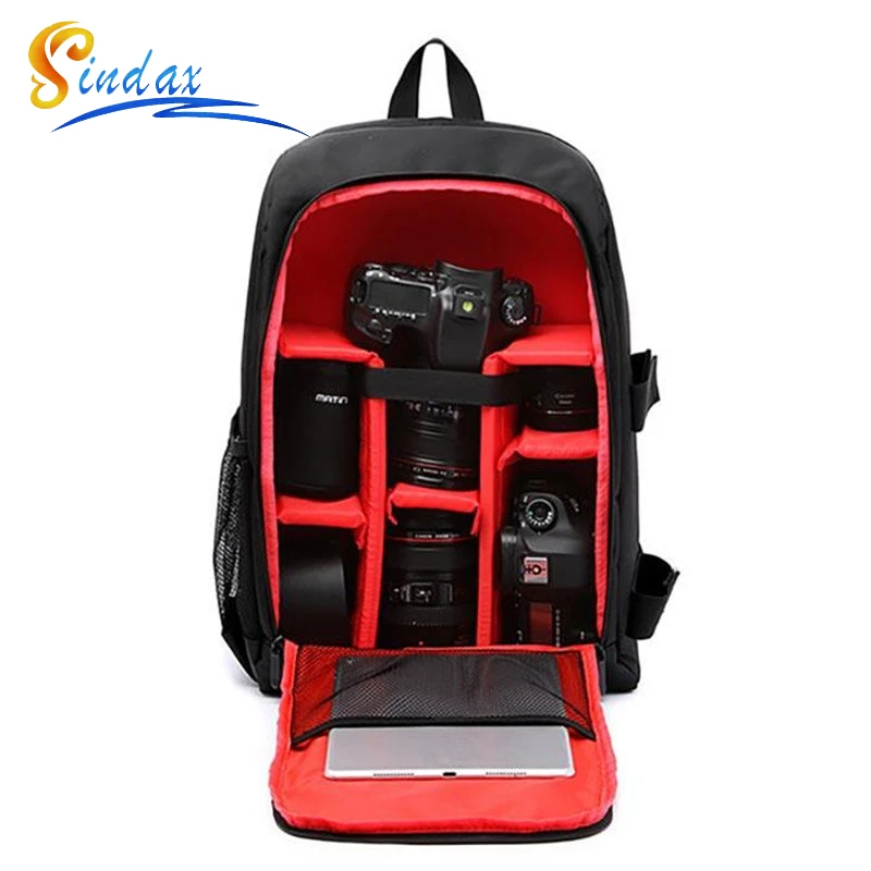 Waterproof DSLR Backpack DLSR Photo Bag Multi-Functional Outdoor