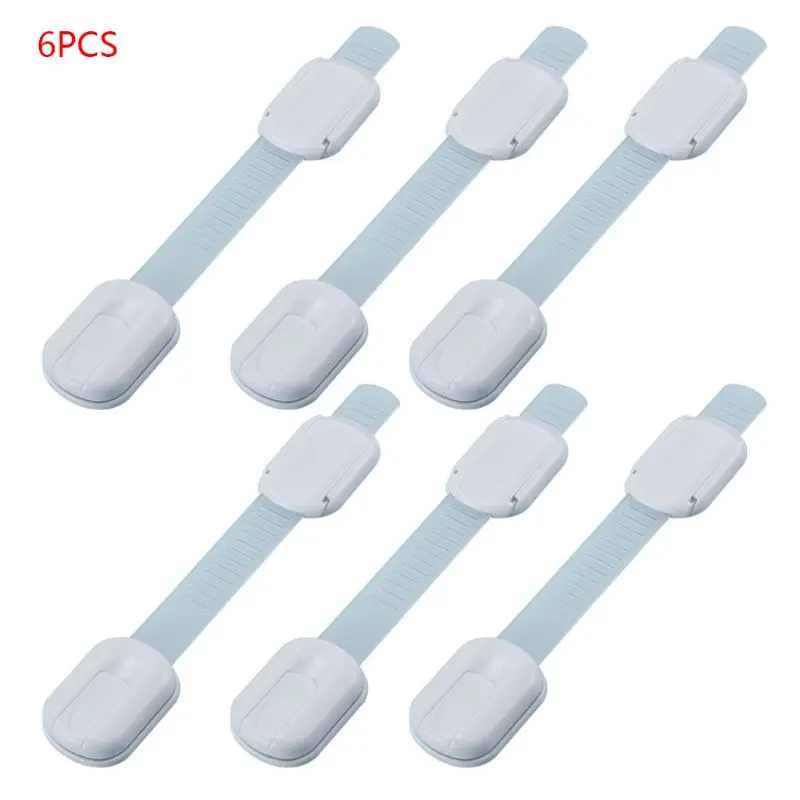 

6Pcs Baby Safety Door Drawer Cupboard Cabinet Protection Lock Security Protector