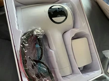 Fotodepiladora láser IPL para mujer, recortadora Facial, depiladora láser con luz pulsada