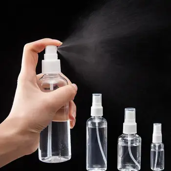 

3 Types 30ml/50ml/100ml Transparent Plastic Spray Bottle Durable Refillable Empty Container Mist Pump Perfume Atomizer Travel