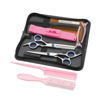 

Professional Hairdressing Scissors Kit Hair Cutting Thinning Scissors Hairbrush Comb Styling Tools Hairdressing Shears