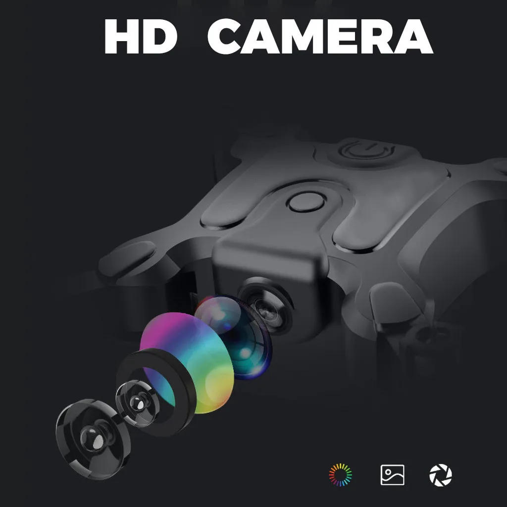 Мини Дрон 720P/1080P Wi Fi FPV камера Квадрокоптер жестовая фотография гравитация
