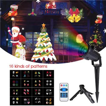 

RF Wireless Remote Control 16 Pieces LED Decorative Lawn To Insert The Ground Lights Halloween Christmas Holiday Lights