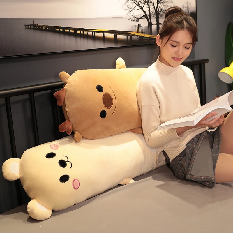 Huggable New The Bear Sleep Pillow Long Pillow Cute Doll Doll Girl Plush Toy Lazy Man 1 Huggable New The Bear Sleep Pillow Long Pillow Cute Doll Doll Girl Plush Toy Lazy Man 4