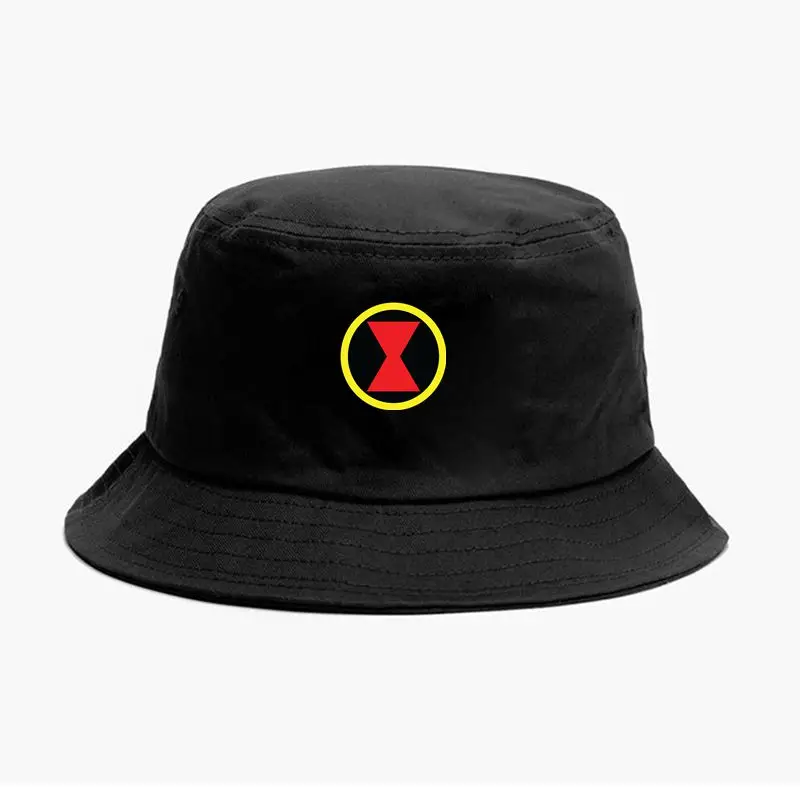 Новая черная шляпа-ведерко кепки snapback черные мужские и женские уличные Мультяшные шляпы с принтом для рыбалки, охоты, кемпинга, рабака солнца - Цвет: 02