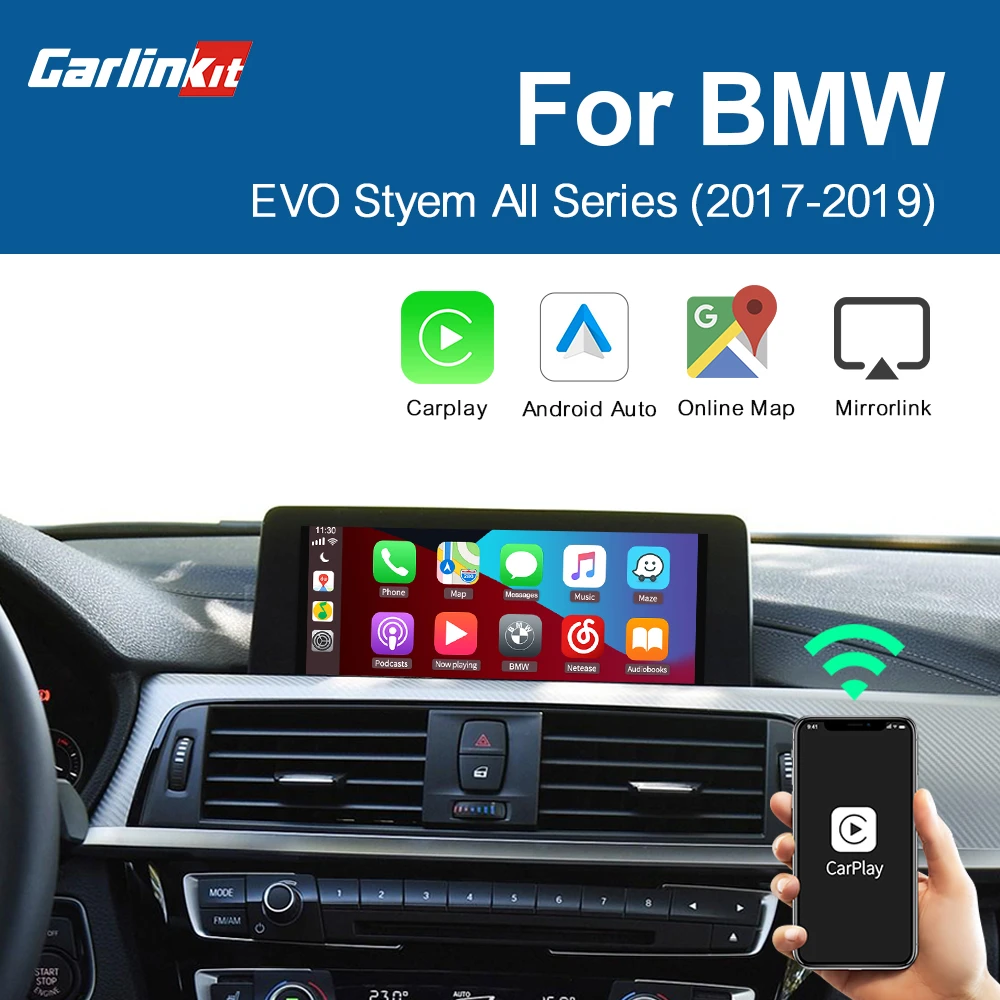 Carlinkit Decoder For Bmw X1 X2 X3 X4 X5 X6 X7 All Series Evo System Wireless Carplay Android Auto Airplay Music Ios14 Free Dhl Car Multimedia Player Aliexpress