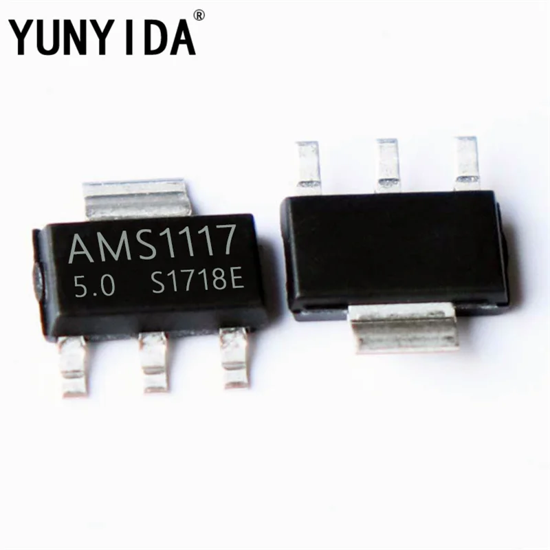 20pcs Voltage Regulator IC AMS1117-3.3V SOT-223 AMS1117-1.2V AMS1117-1.5V AMS1117-2.5V AMS1117-1.8V AMS1117-ADJ AMS1117-5.0V voltage regulator ic