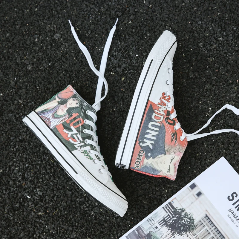 

Slam dunk high-top canvas shoes student shoes men's shoes fashion sports shoes men zapatos hombre tide models chaussure homme