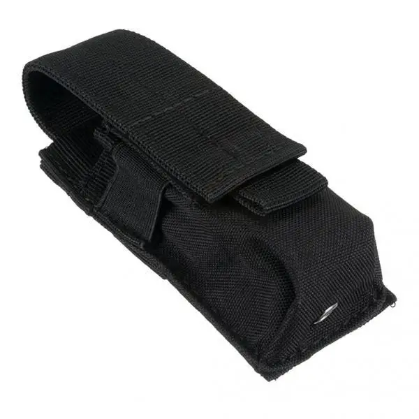 2x Outdoor Tactical Military Flashlight Torch Belt Holster Holder Pouch Black