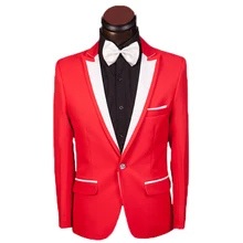 Мужская классическая шаль лацкан Тонкий костюм пиджак Повседневный Блейзер Дизайнерский Костюм сценическая одежда для певцов костюм