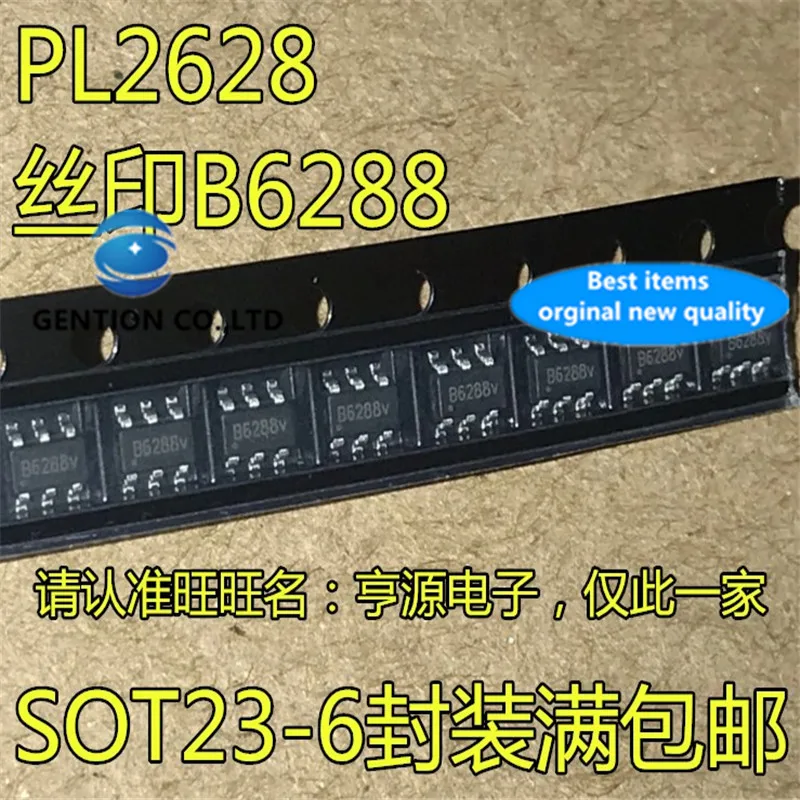 

50 шт. PL2628 Silkscreen B6288 SOT23-6 мобильный power boost IC в наличии 100% новый и оригинальный