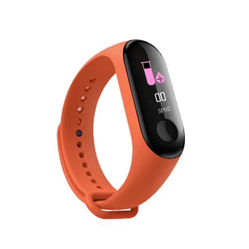 Fitness Wristwatch M3 Color Screen Smart Sport Bracelet Activity Running Tracker Heart Rate For Children Men Women Watch Hours 