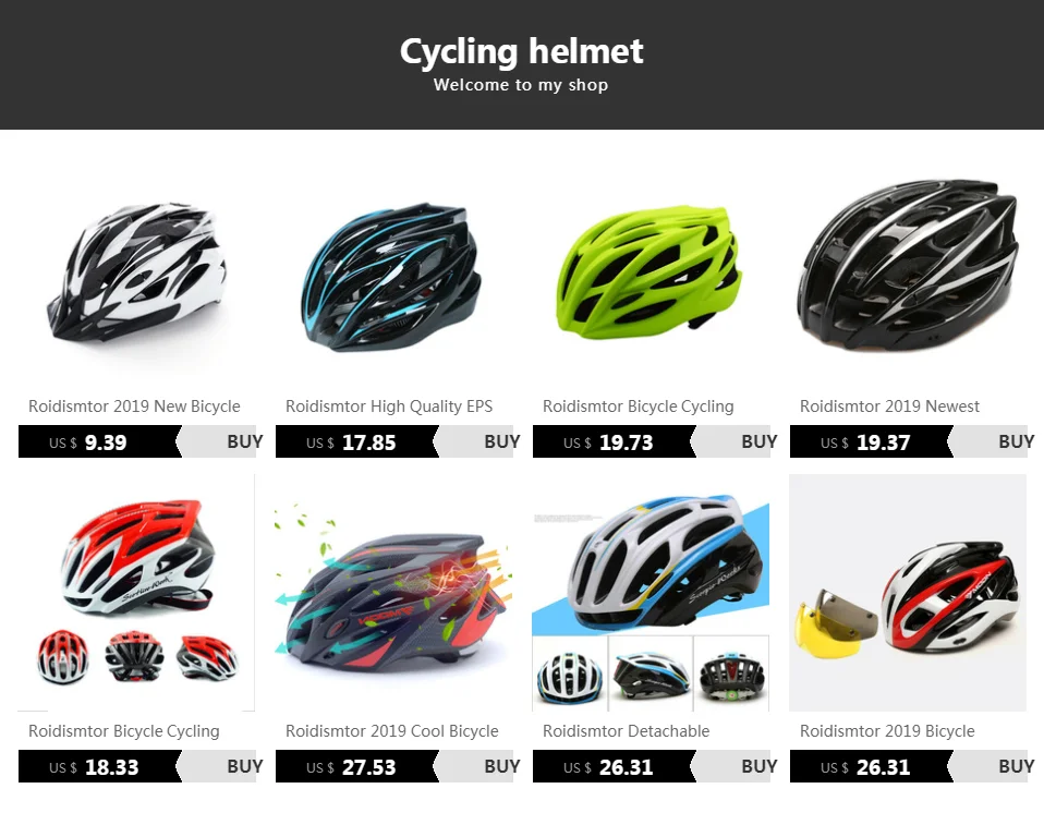 Roidismtor High Quality EPS Cover Bicycle Cycling Helmet Breathable MTB Road Bike Integrally-molded Cycling Helmet Safely Cap