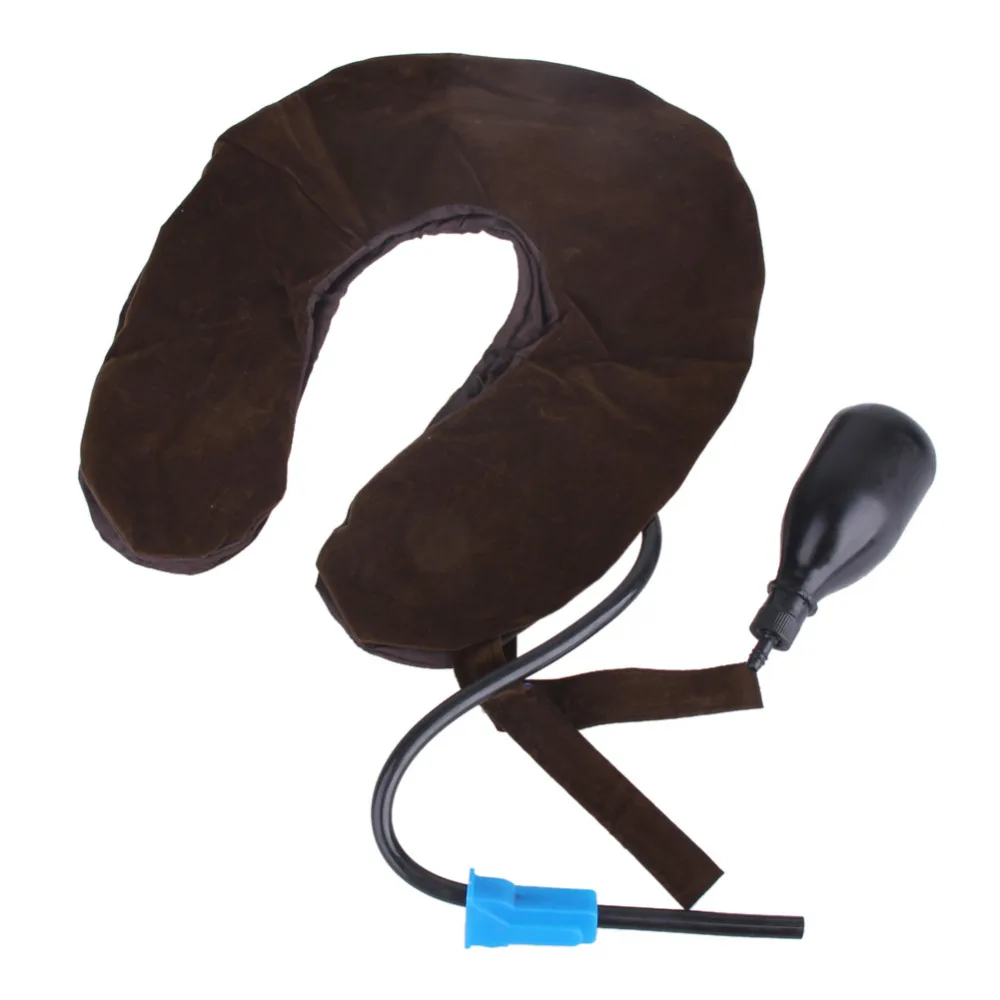 Воздушный шейный массаж шеи Релаксация носилки облегчение боли головы назад тяги регулируемые надувные мягкие скобки устройство
