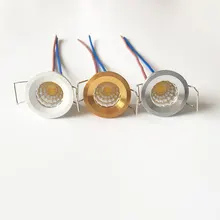 Мини светодиодный прожектор 3W COB с регулируемой яркостью 220 в 230 в 240 В серебристый/белый/золотистый корпус светодиодный потолочный светильник для домашнего магазина