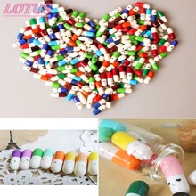 Papier à écrire coloré 50 pièces/lot, nouveauté, cadeau Kawaii Mini amour, Capsule de Message vierge, enveloppe de lettres pour enfants