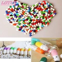 Papier à écrire coloré 50 pièces/lot, nouveauté, cadeau Kawaii Mini amour, Capsule de Message vierge, enveloppe de lettres pour enfants 