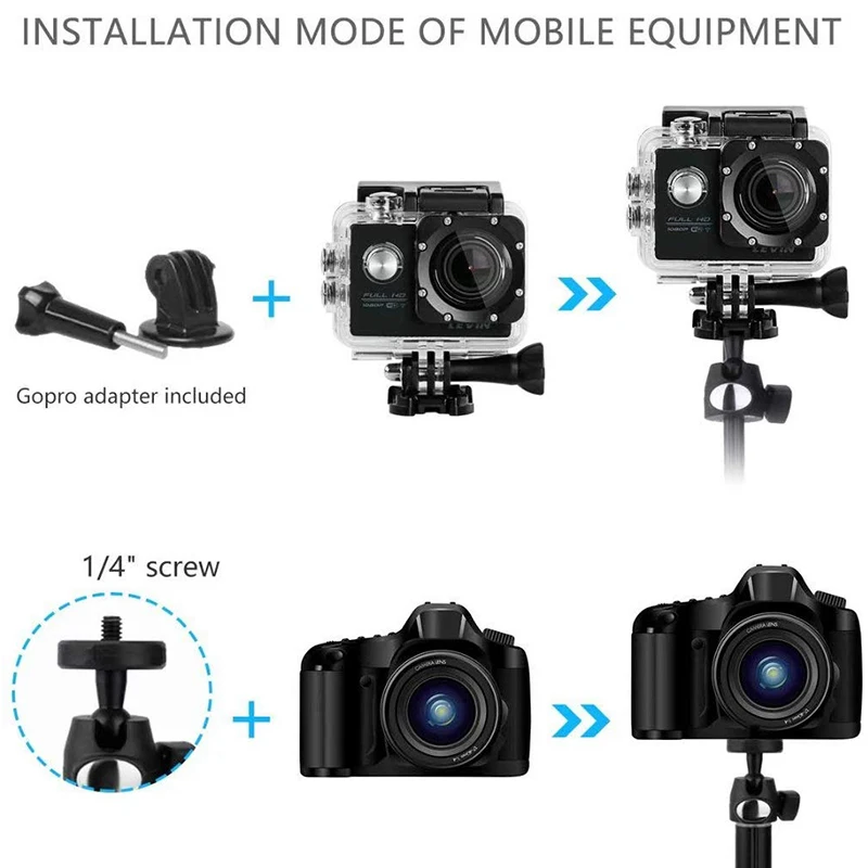 Wireless Bluetooth Selfie Stick Tripod Extendable Phone Tripod Selfie Stick with Remote  for Smartphone DSLR SLR Gopro Camera